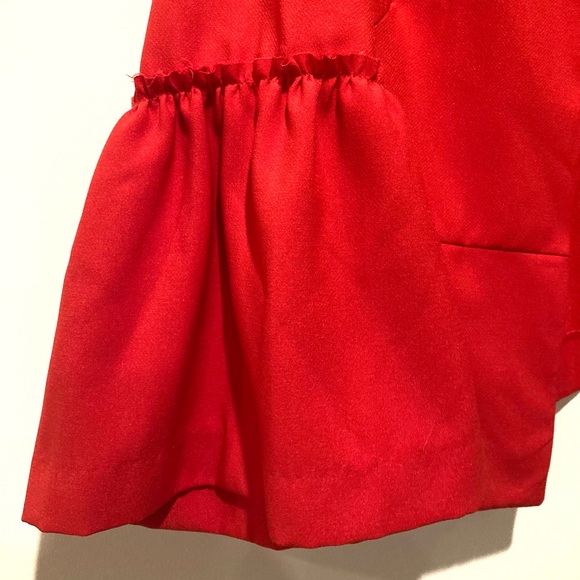 Zara Red Cropped Jacket, Size L, Red - Picture 6 of 13